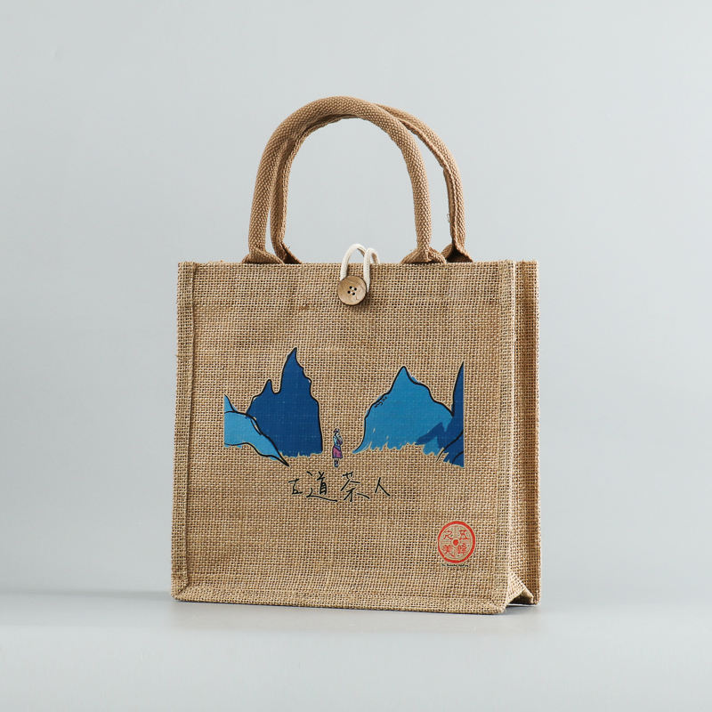 burlap jute tote bags