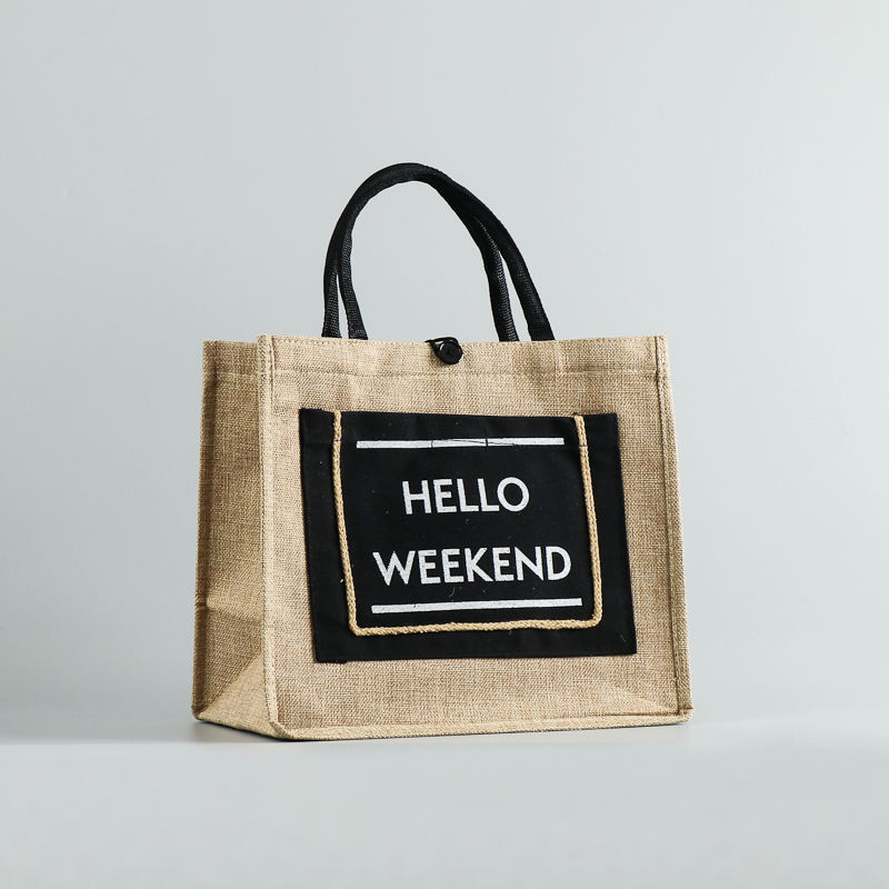 jute tote bag