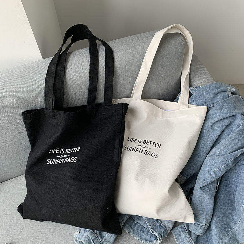 canvas grocery shopping bags