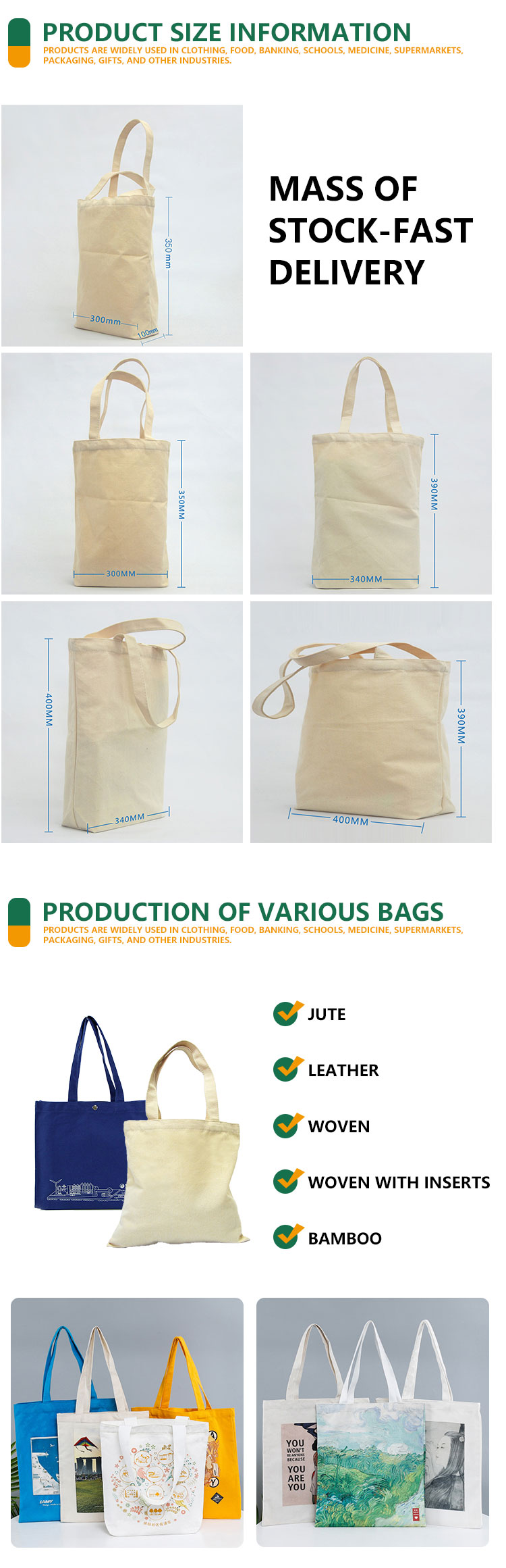 custom organic tote bags