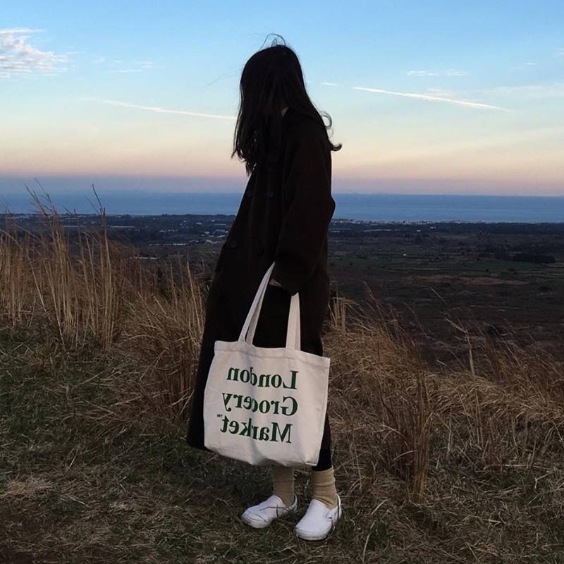 double handle tote bag