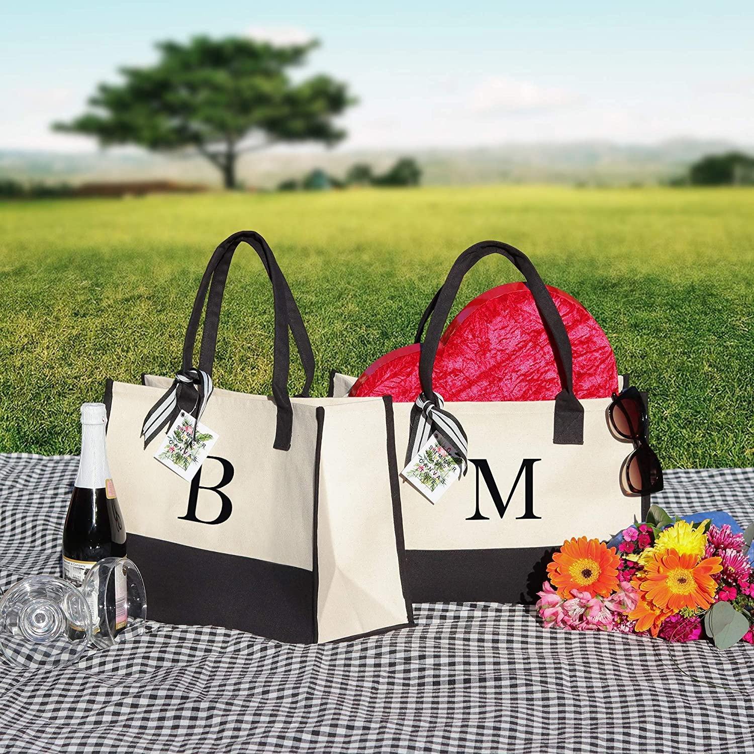 lined canvas tote bag pattern