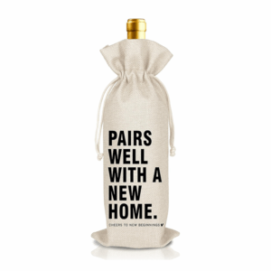 Pendaison de crémaillère Décorations de fête cadeau pour les femmes hommes couple réutilisable vin rouge sac d’emballage