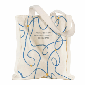 Sac fourre-tout en toile avec poche pour femmes, sac fourre-tout à soufflet en tissu avec motif pour le shopping