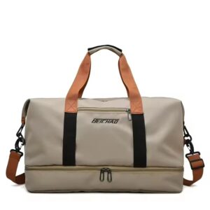 2024 Large Capacity Weekend Gym Bag Dry Wet Separate Waterproof Sports Travel Tote Duffel Bag for Men