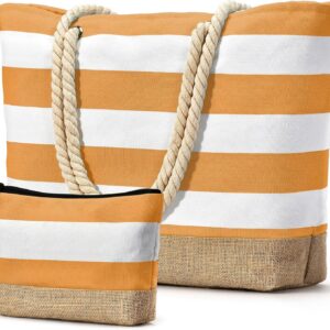 Sac en toile rayée