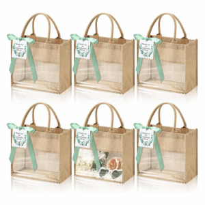 Promotional High Quality Eco-Friendly Reusable Jute Wine Bag Blank Black Green Custom logo Jute Tote Bags