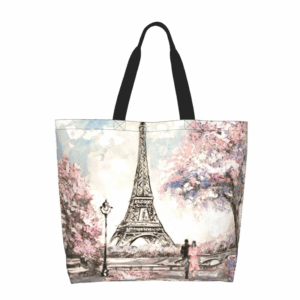 Winter Canvas Tote Bag, Winter Gifts Tote Bag for Women