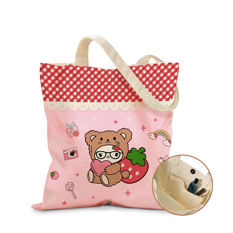 cotton shopping tote bags