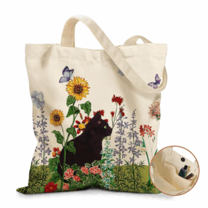Hot Sale Canvas Large Reusable Gift Bag with Handles
