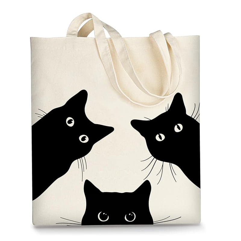 aesthetic canvas tote bag