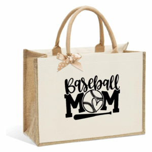 Jute Tote Bag for Women,Magnetic Closure Open Interior Pocket Holds Laptops, Magazines, Sunglasses, Books