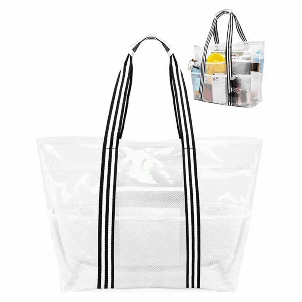 Solid Color High Quality Fashion PVC Gym Bag,Custom Clear Lightweight Spacious Crossbody Strap Durable Waterproof Bag