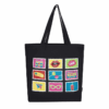 Canvas reusable tote bag for women