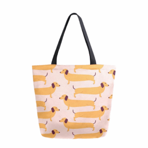 High Quality Canvas Handbag, Environmentally Friendly and Reusable, Fashionable Print, Durable for Travel.