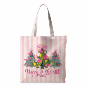 Wholesale Custom Printed Logo Cotton Canvas Tote Bag Blank Pain Shoulder Shopping Bag with Ribbon Handle and Zipper Pocket
