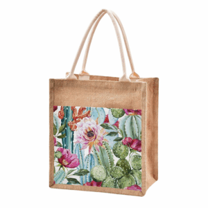Wholesale Custom Size Eco Friendly Recycled Plain Printed Tote Jute Bags With Rope Logo