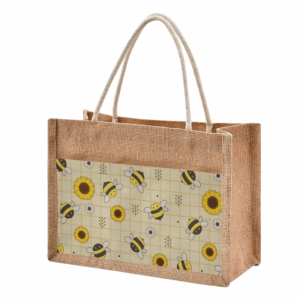 Large Reusable Eco Friendly Custom Printed Logo Shopping Tote Bag,Folding Travel Jute Bag