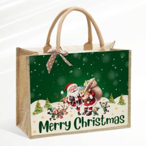 Eco-friendly Jute Bag,Waterproof and Practical Jute Tote Bag for Women