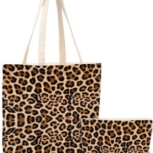 jeilink Sac tote en toile mignon maquillage pour salle de sport Bibliothèque de remise des diplômes Voyage Travail Shopping Anniversaire Amitié Noël