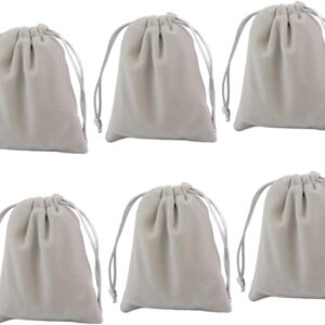 Drawstring Makeup Case Bag for Women Jewelry Storage Pouches Flannelette Bags for Wedding Christmas Party