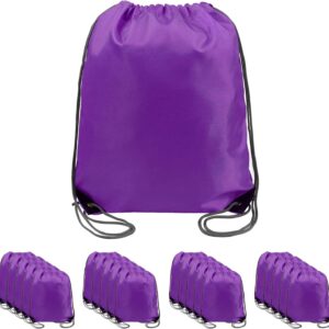 Drawstring Backpack Bags 20,30,50 Packs Reflective String Bags for Gym Sport Trip Cinch Sack DIY for Women Men