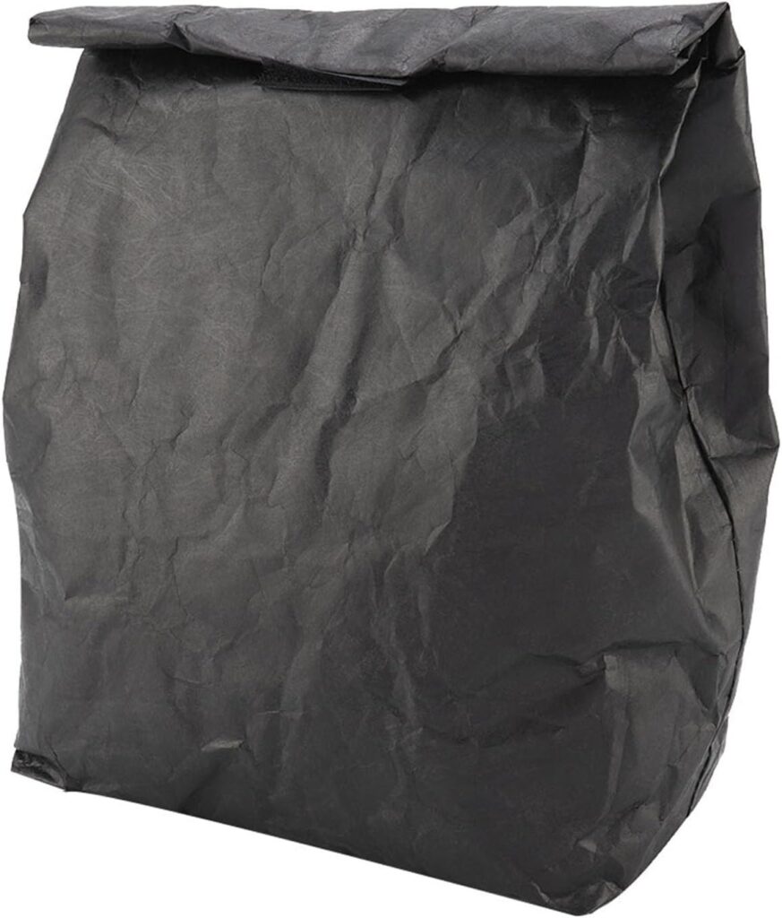 Waterproof Insulated Lunch Bag, Waxed Canvas Lunch Bag, Duponts Paper Bag, Lunch Bag, Picnic Reusable Retro Lunch Bag