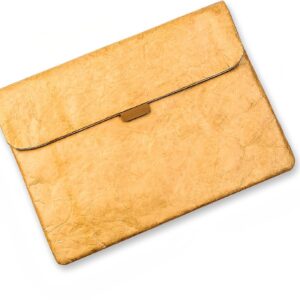 Style Paper Clutch Bag – Stylish Handheld Notebook and Tablet Sleeve, Water Repellent Inner Liner, Gift for Students and Professionals