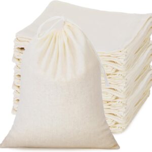 Cotton Drawstring Bags Canvas Linen Sachet Bag Reusable Empty Gift Pouch for Party Home Supplies