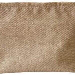 Makeup Bag, Jute Cosmetic Bag, Large Zipper Pouch(10.6″ * 7.1″ * 2.8″), Solid Color Make Up Bag for Women, Perfect for Storing Makeup and Accessories, Makeup Bag for Daily Use Travel Gifting