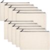 Blank Canvas Bag Zipper Pouch Bulk
