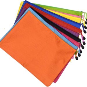 Waterproof Zipper File Bags Football Pattern Office Document Bags Students Files Category Bag 10 Color