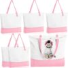 canvas tote bags with zipper​