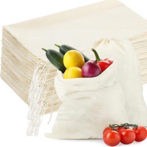 Cotton Drawstring Bags Canvas Linen Sachet Bag Reusable Empty Gift Pouch for Party Home Supplies