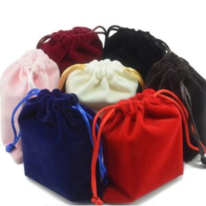 Accept Custom logo Order Recyclable Promotion Velvet Pouch,Small Velvet Pouches for Jewelry,Black Velvet Pouch Bag
