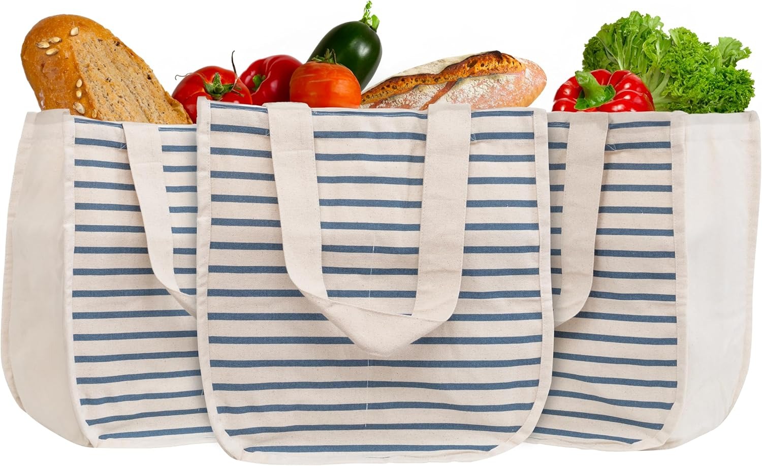 canvas grocery shopping bags​