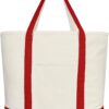Heavy Duty Cotton Canvas Tote Bag with Zipper