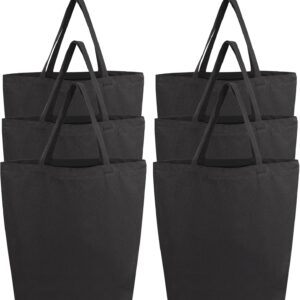 Large Canvas Tote Bags, 20X15 Inch Reusable Grocery Bag, Natural White Blank Cloth Heavy Duty Shopping Tote with Bottom Gusset & Shoulder for DIY Crafting Decorating (复制)