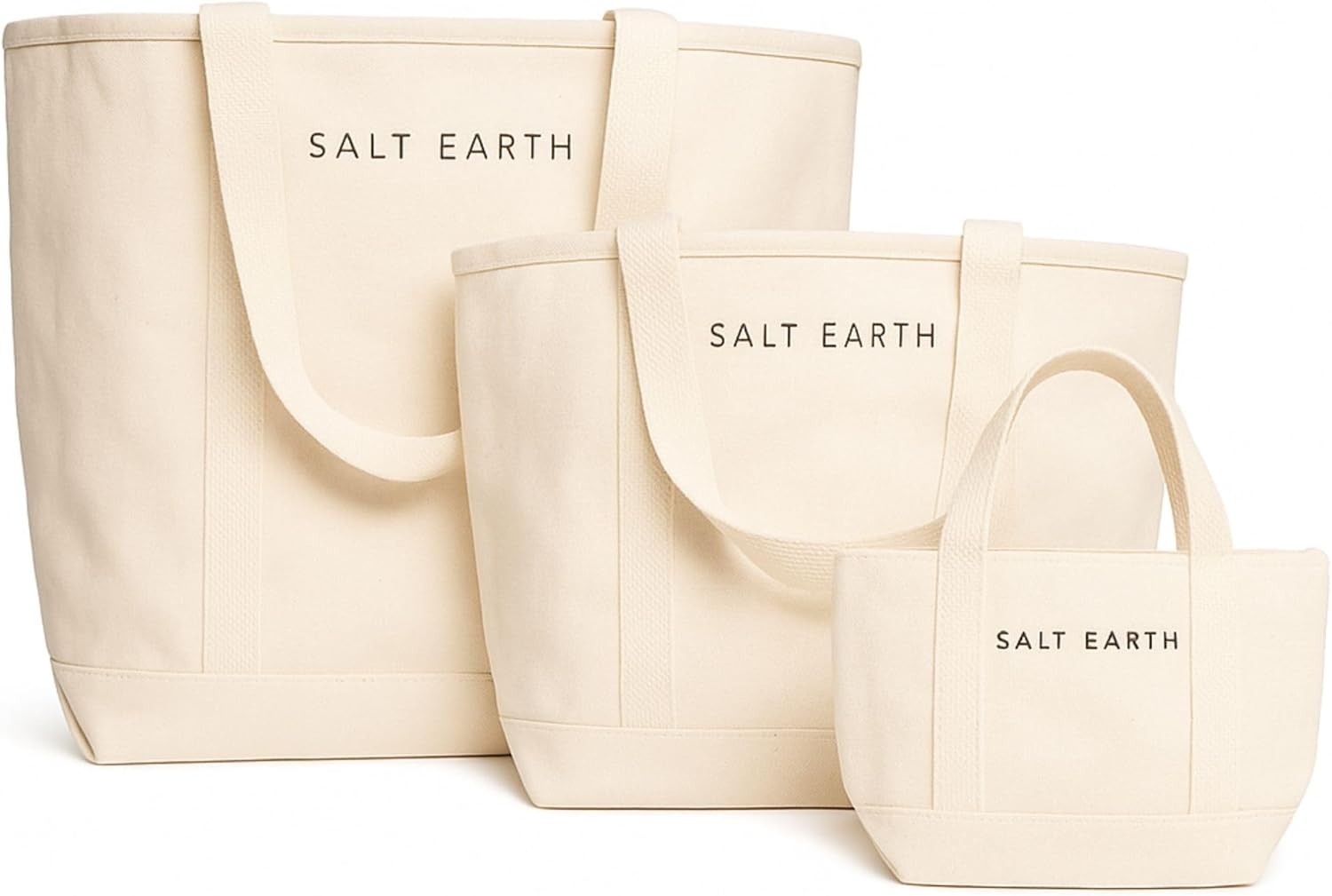 Salt Earth Canvas Tote Bag