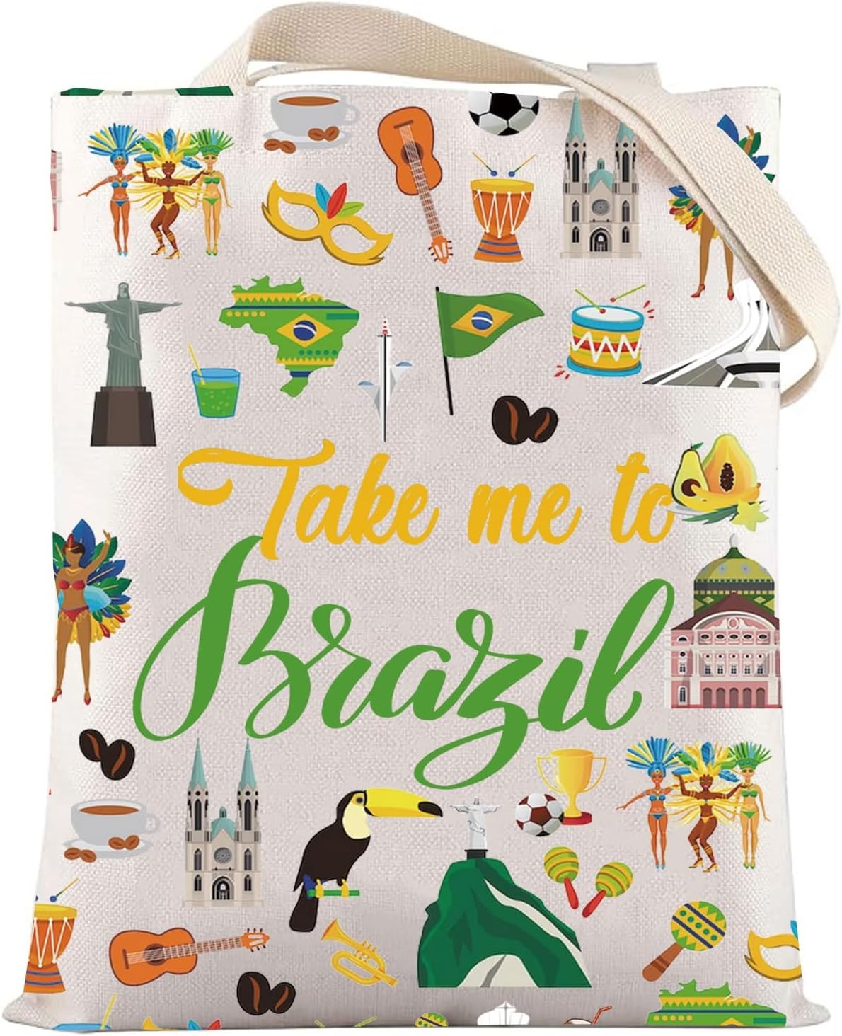 brazil culture travel cosmetic bag