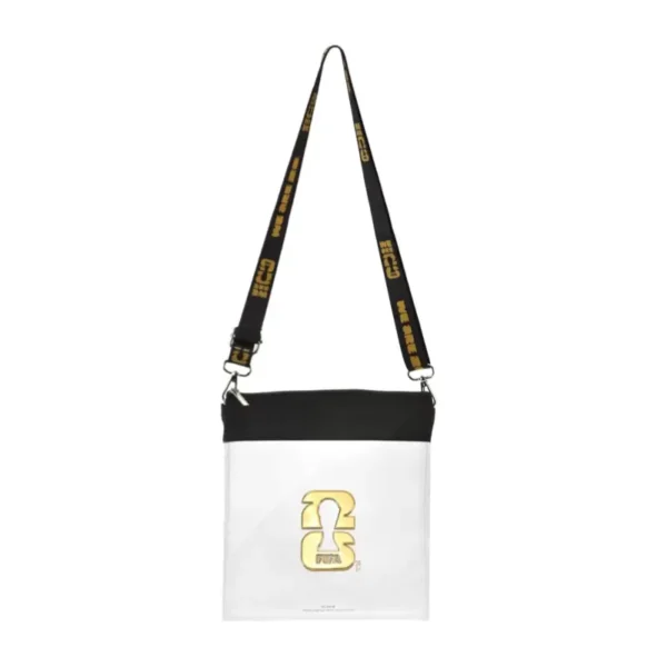 Official FIFA World Cup 2026 Clear Crossbody Bag – Stadium Approved Transparent PVC Bag with Adjustable Strap