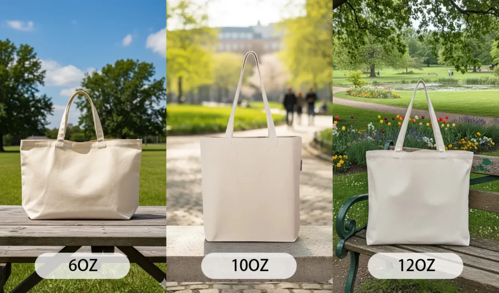 What Is the Difference Between 6oz, 10oz, and 12oz Canvas Weight for Bag Durability?