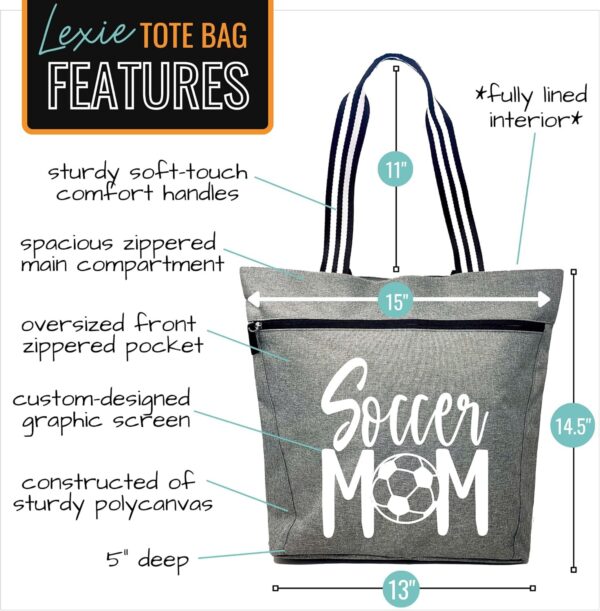 Руководство по закупкам OEM 2026 года: почему 16oz Canvas Sports Mom Tote Bag с молнией и карманами — это лучший выбор для команды и розничной рекламы | Сянфу 1 Тяжёлая большая холщовая сумка с молнией и внутренними карманами для спортивных мам и покупок — стиль 81NiuyY