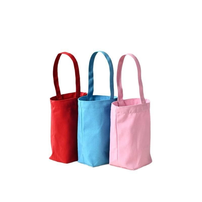Manchon en toile en coton pur modèle B1 avec poignée en toile pour emballage cadeau et vente